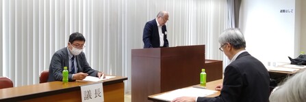 事業報告する池田専務理事
