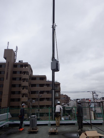 変圧器の交換が終わりました