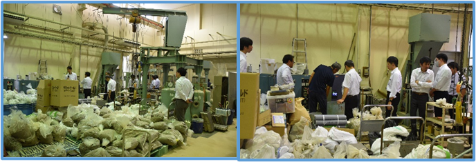 写真5:試験室見学状況1 写真6:試験室見学状況2