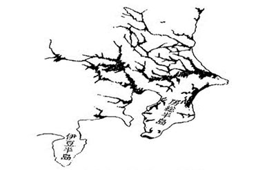 関東地方の泥炭地分布（文献１